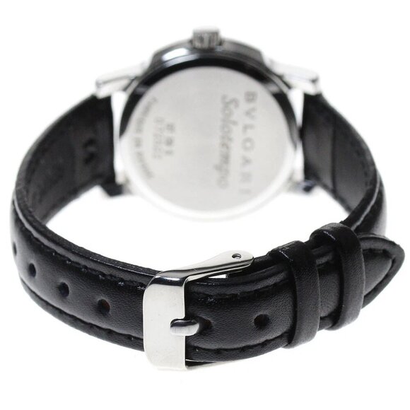 BVLGARI Solo tempo Date White / Silver Dial Quartz Ladies Watch_850100